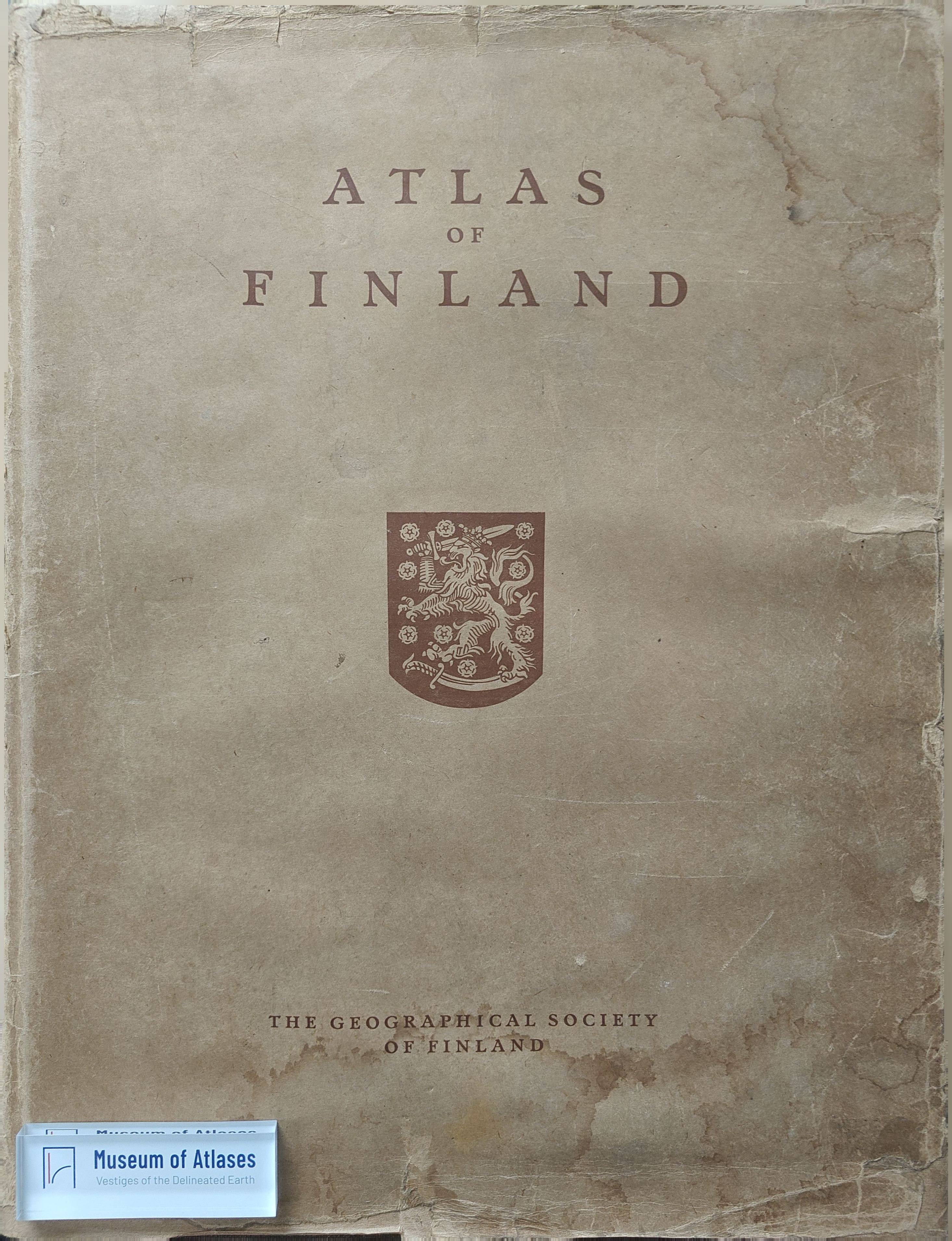 Atlas of Finland = Suomen kartasto = Atlas över Finland